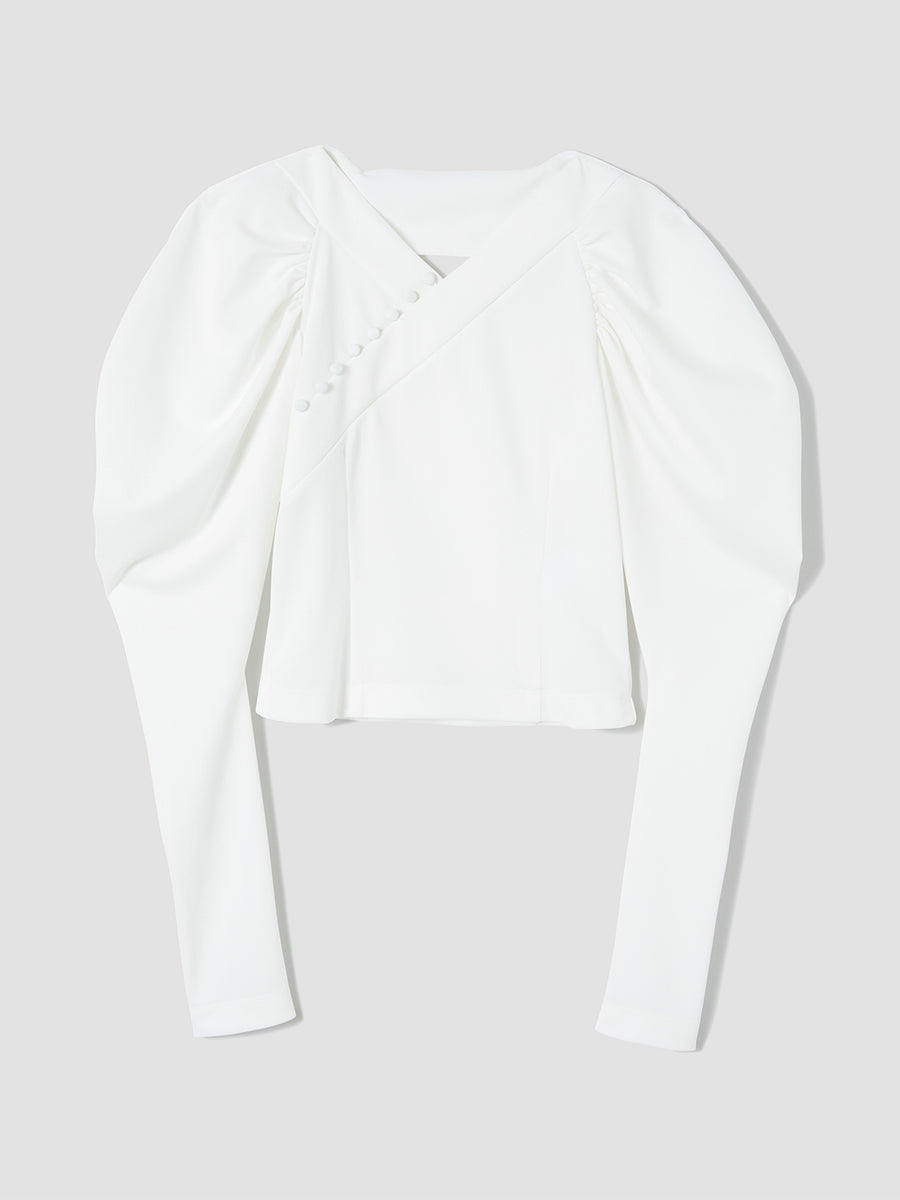 Thorfinn China Blouse / White – TELOPLAN