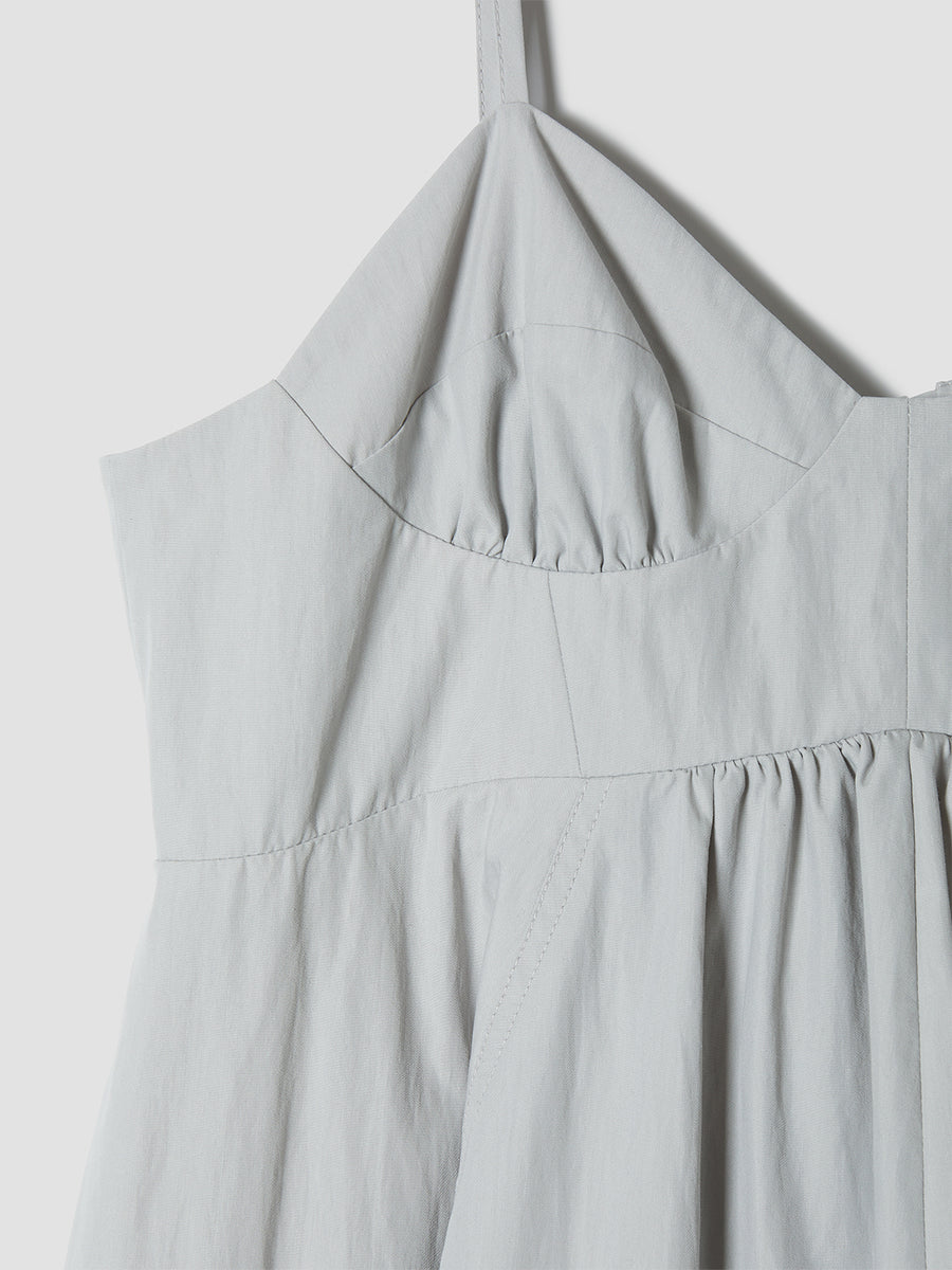 teloplan Ying Dress / Gray バルーンシルエット Ying Dress / Gray – TELOPLAN