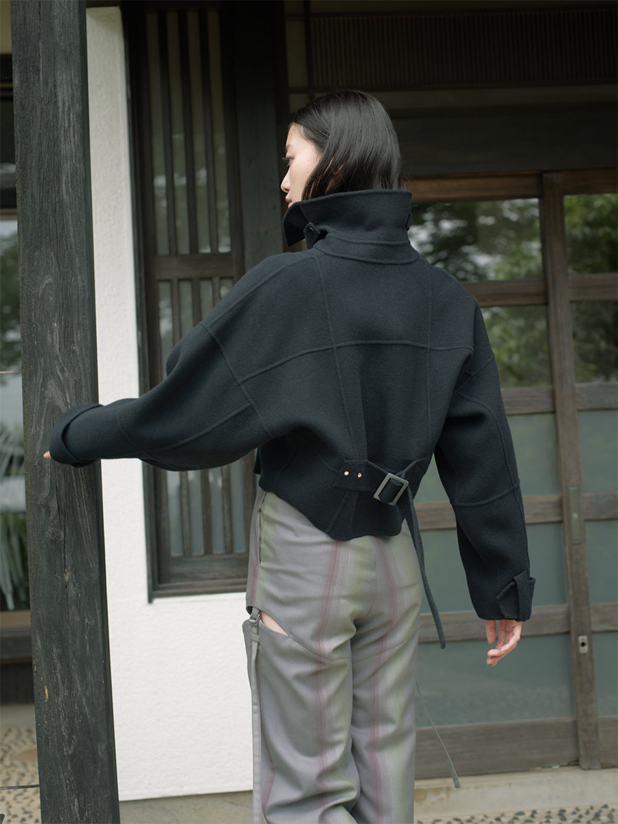 送料無料 百貨店 Timon TELOPLAN – Black / Coat Short ジャケット・アウター