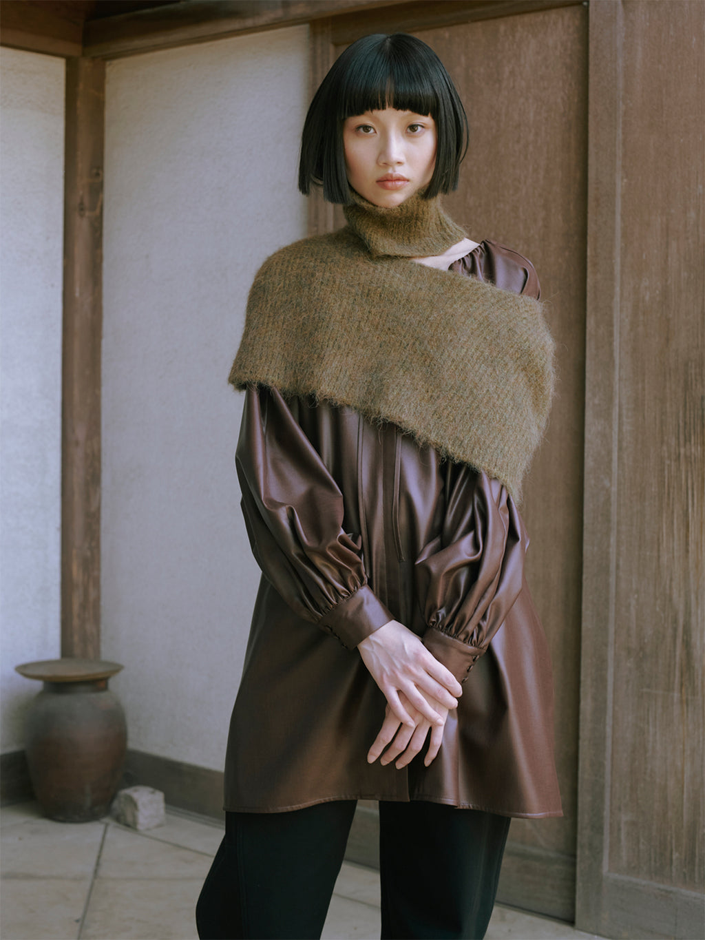 Ninian Knit Piece / Khaki – TELOPLAN