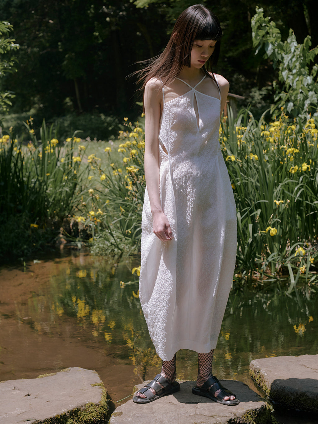 Evander Dress / White – TELOPLAN