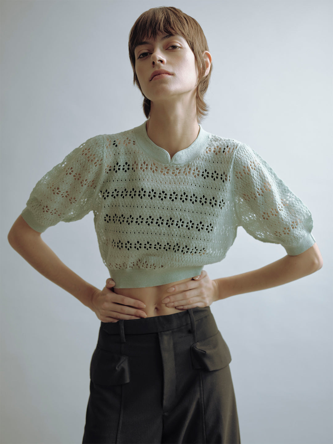 Tyson Knit Top / Green – TELOPLAN