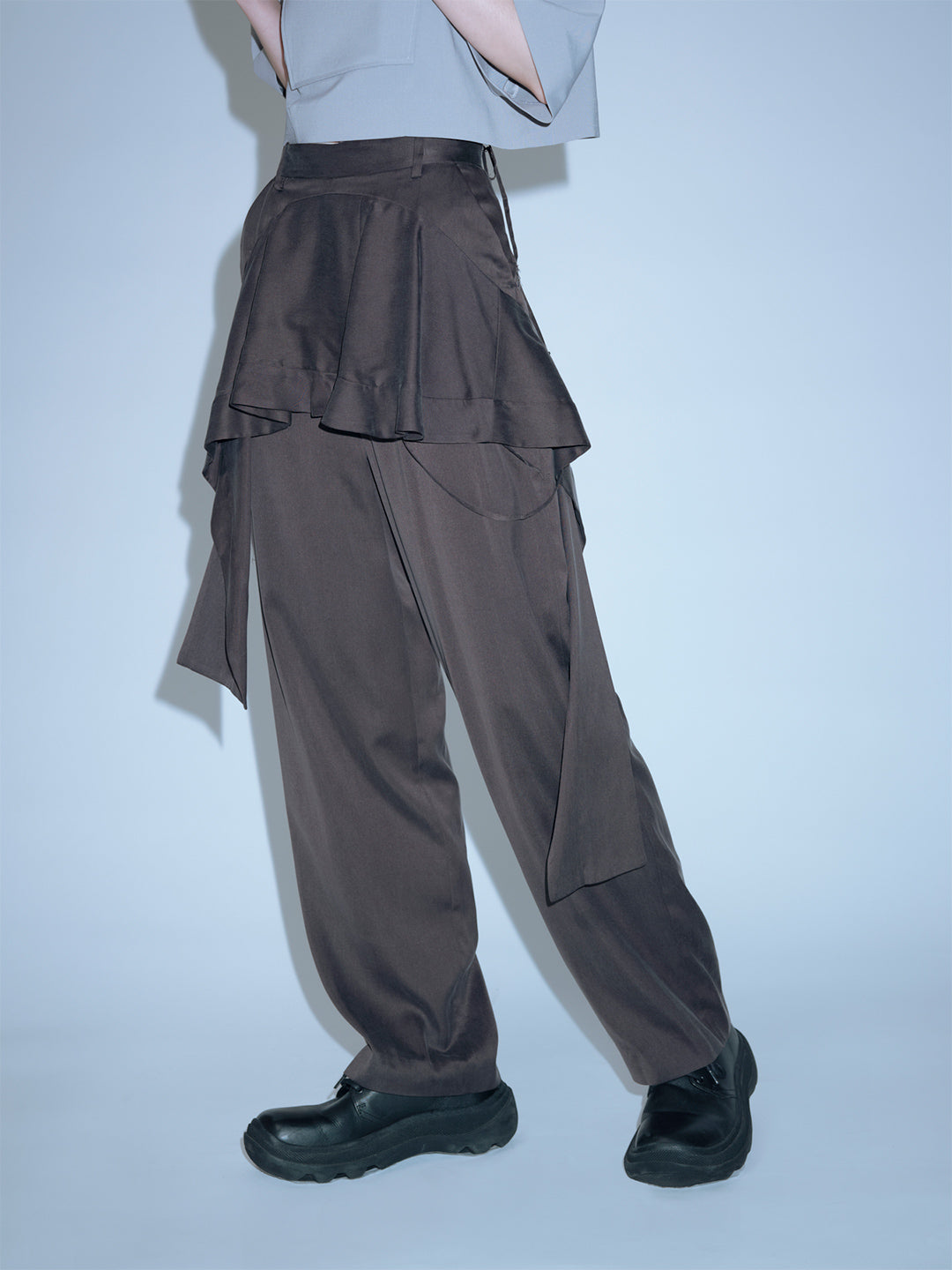 【PERSTEP】★男女兼用★25SS コットンブリーズトラウザーパンツ オーガニックコットン強撚ギャバ / U.S.アーミーチノトラウザー