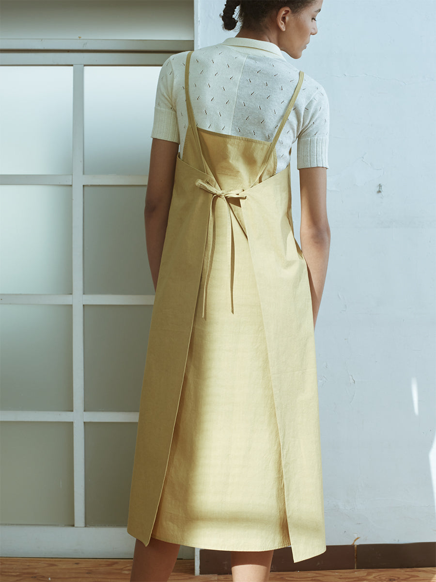Normando Apron Dress / Yellow