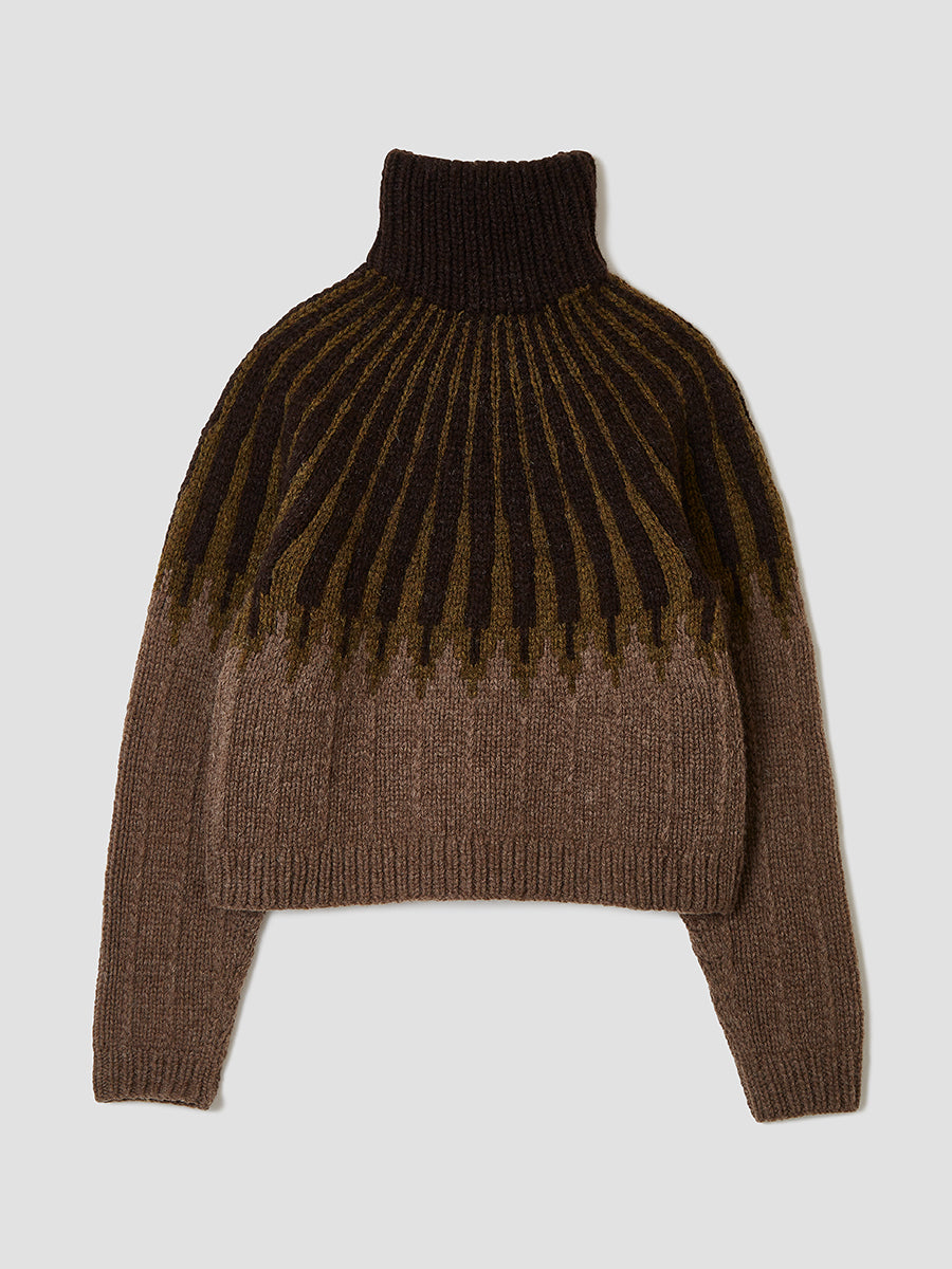 Mana Knit Sweater / Brown – TELOPLAN