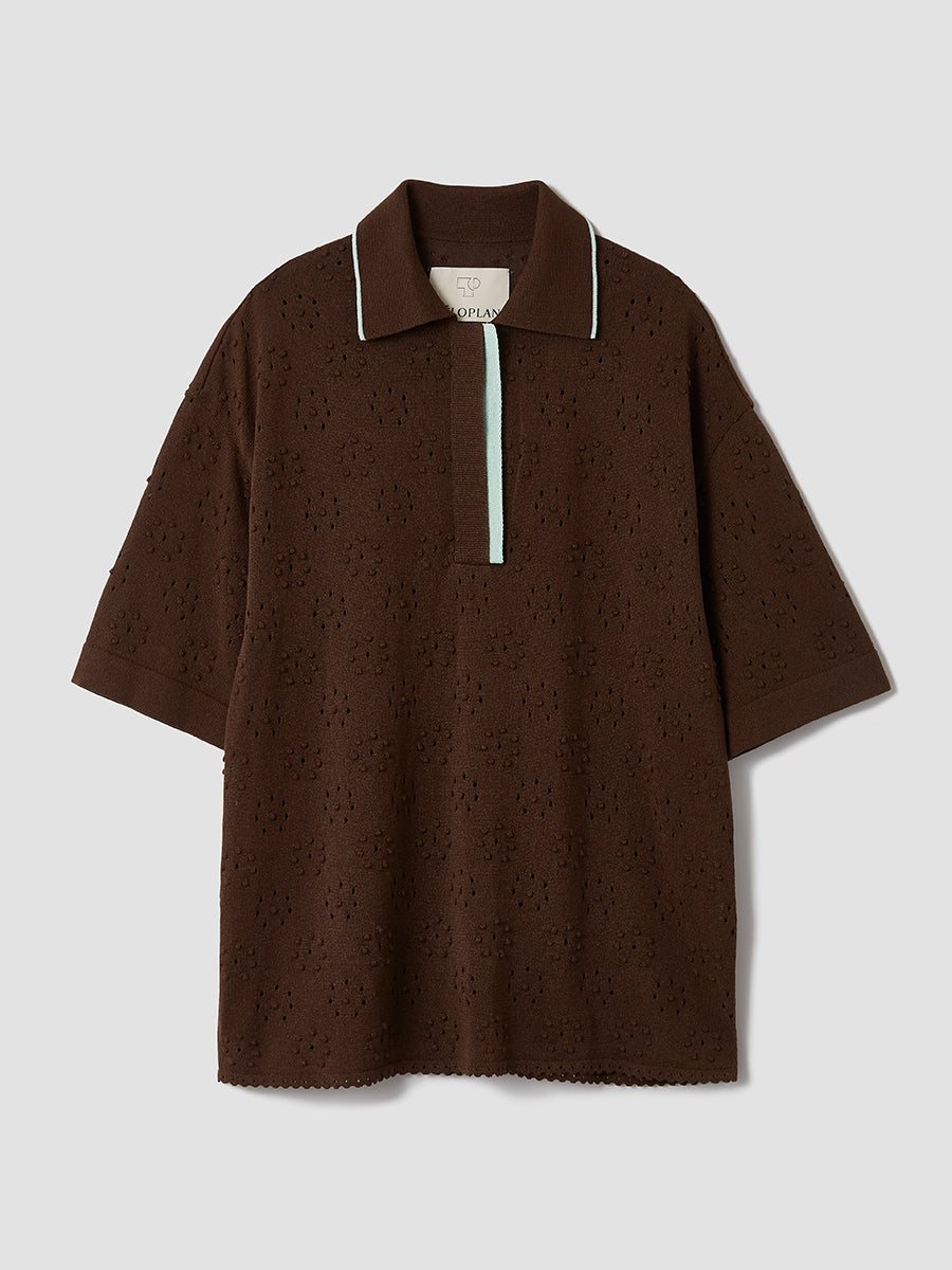 Fynn Knit Top / Brown