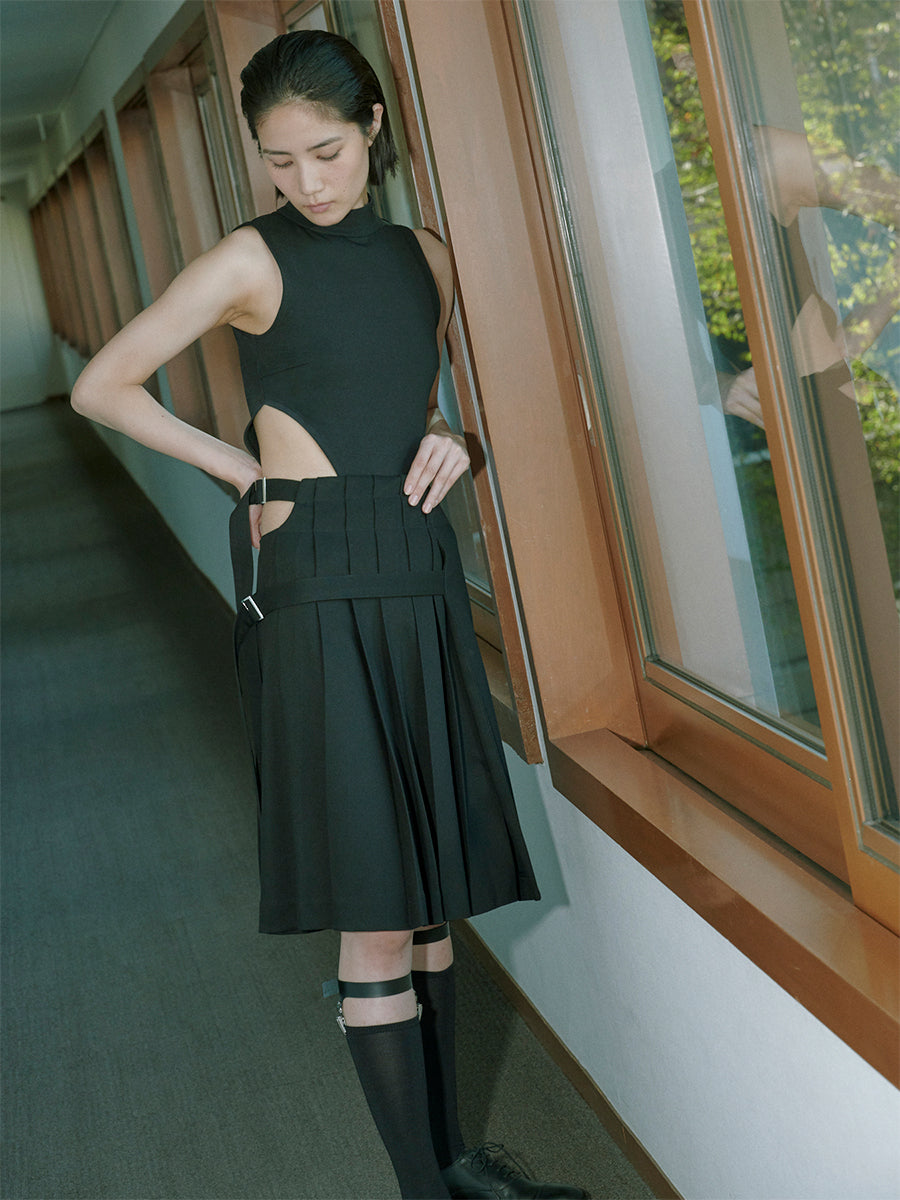 日本限定 / Skirt Obrecht スカート Black TELOPLAN スカート - ptao.org