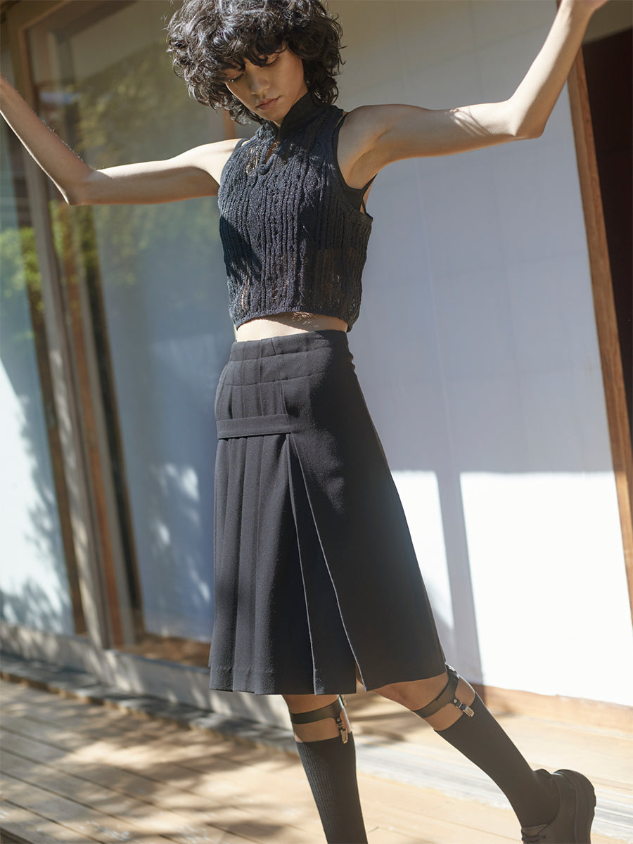 10,000円Obrecht Skirt / Black  TELOPLAN