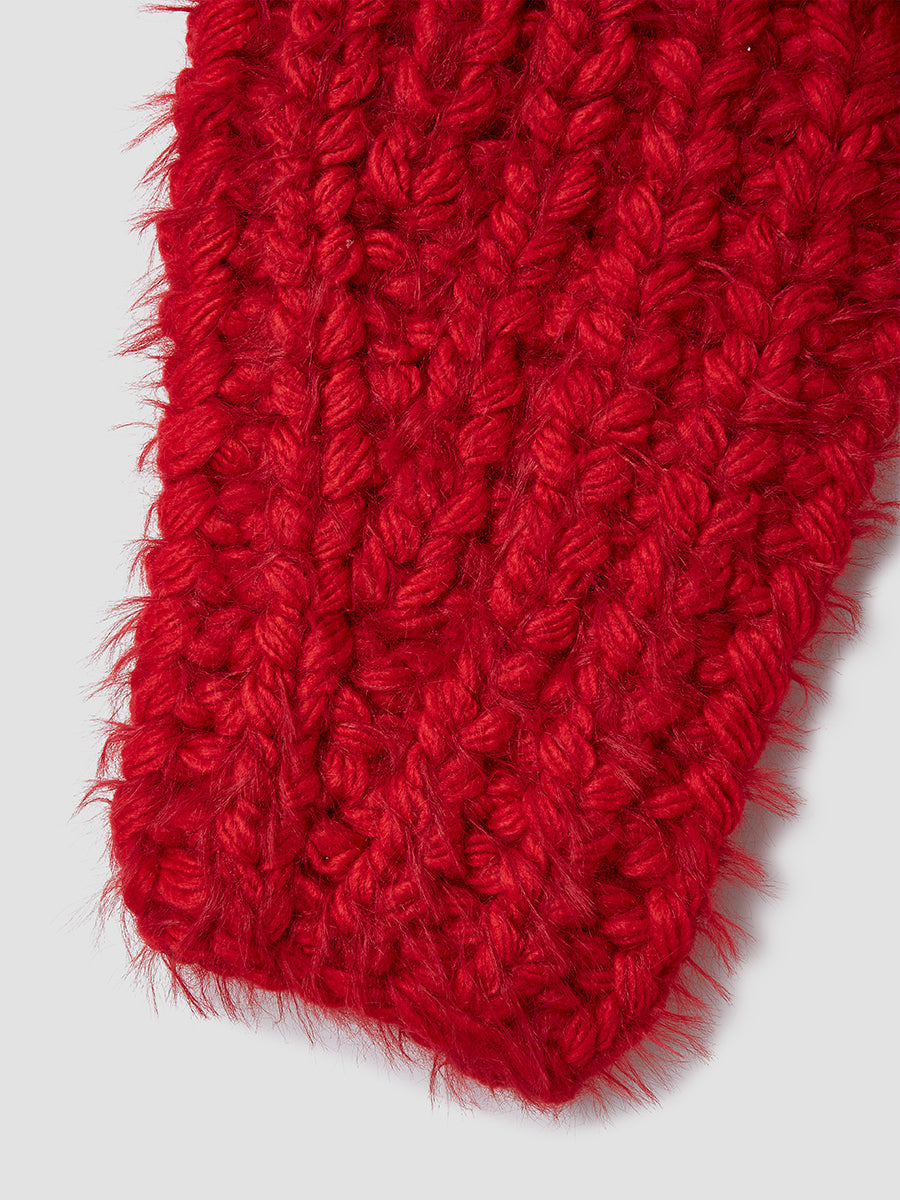 Fai Knit Top / Red