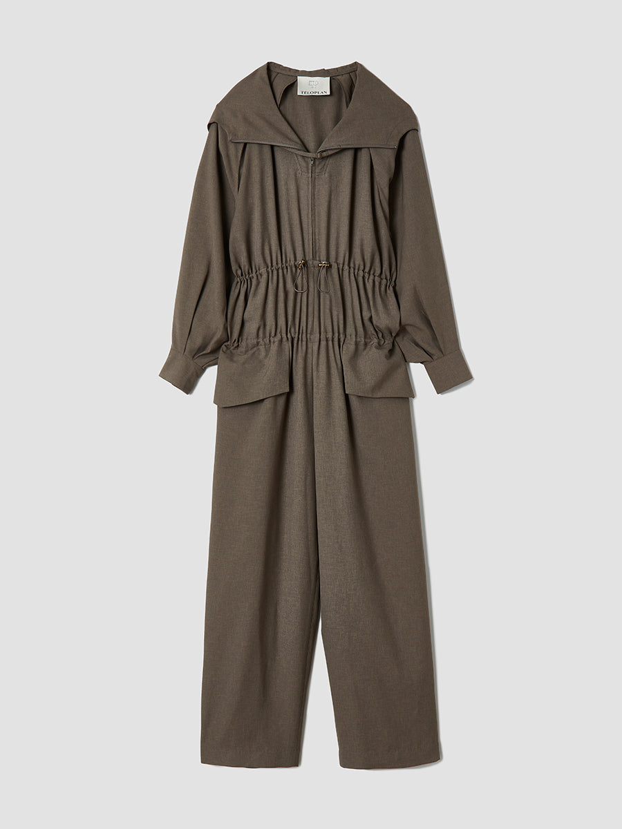 Toshi Jumpsuit / Khaki – TELOPLAN