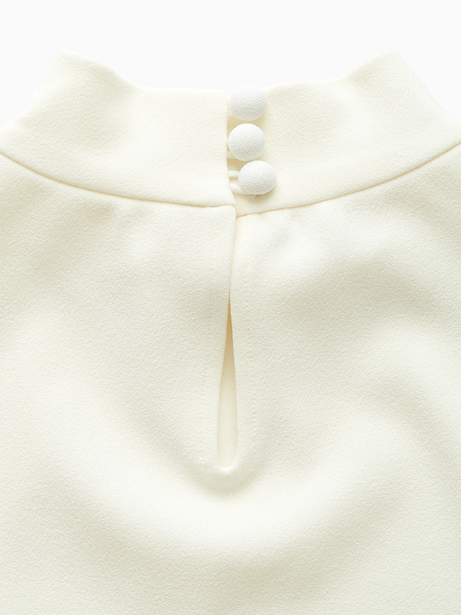 Teodoro Side Open Tank-top 詳細画像 White 3