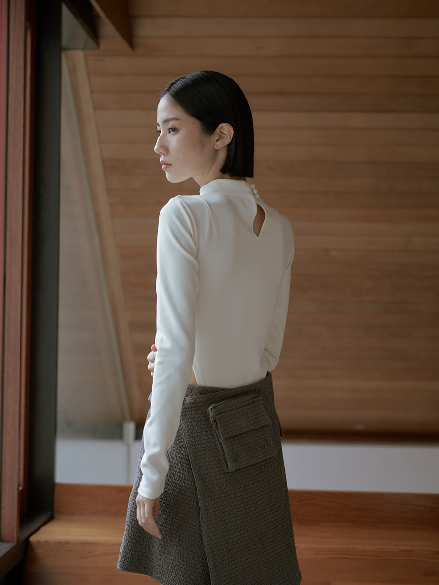 Teodoro Side Open LS-Tee/Black｜TĔLOPLAN | テーロプランの公式