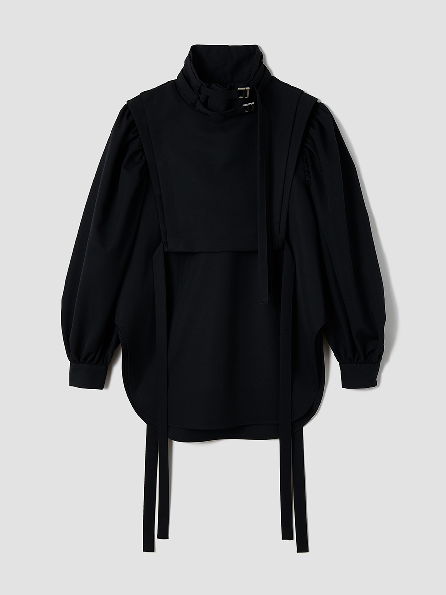 Eve military detail Blouse 詳細画像 Black 1