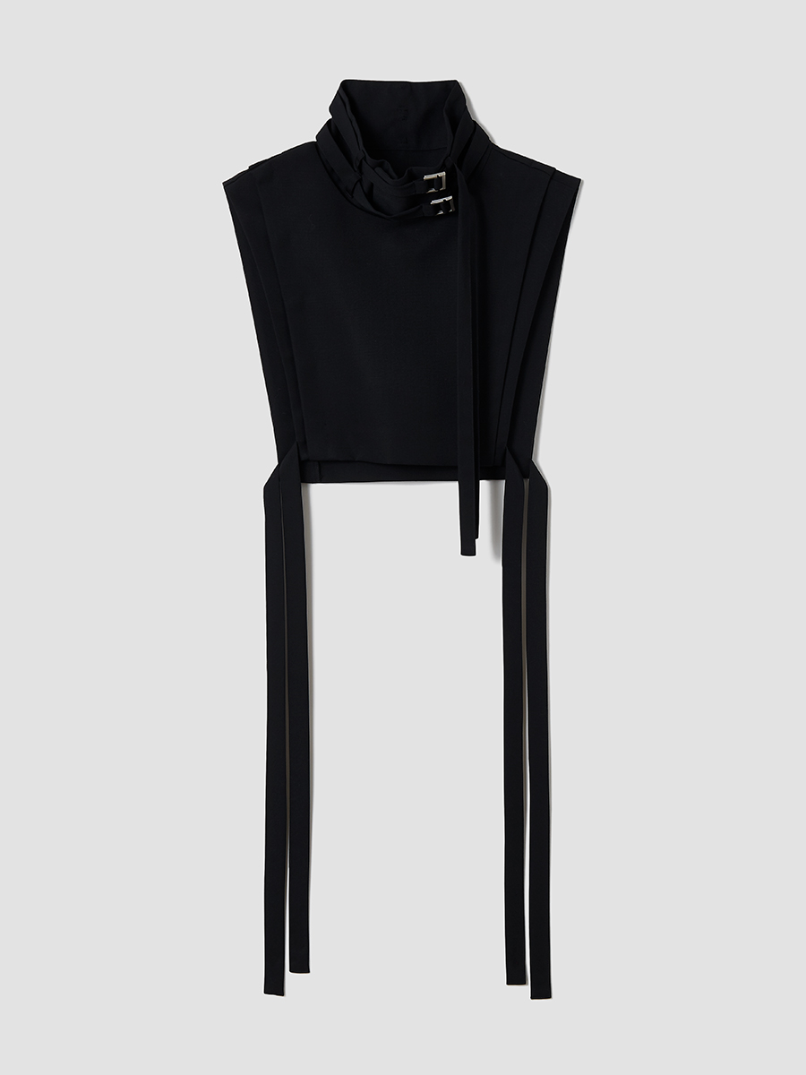 Eve military detail Blouse 詳細画像 Black 4