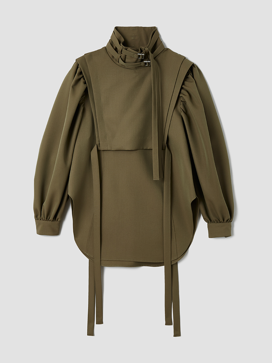 Eve military detail Blouse 詳細画像 Khaki 1