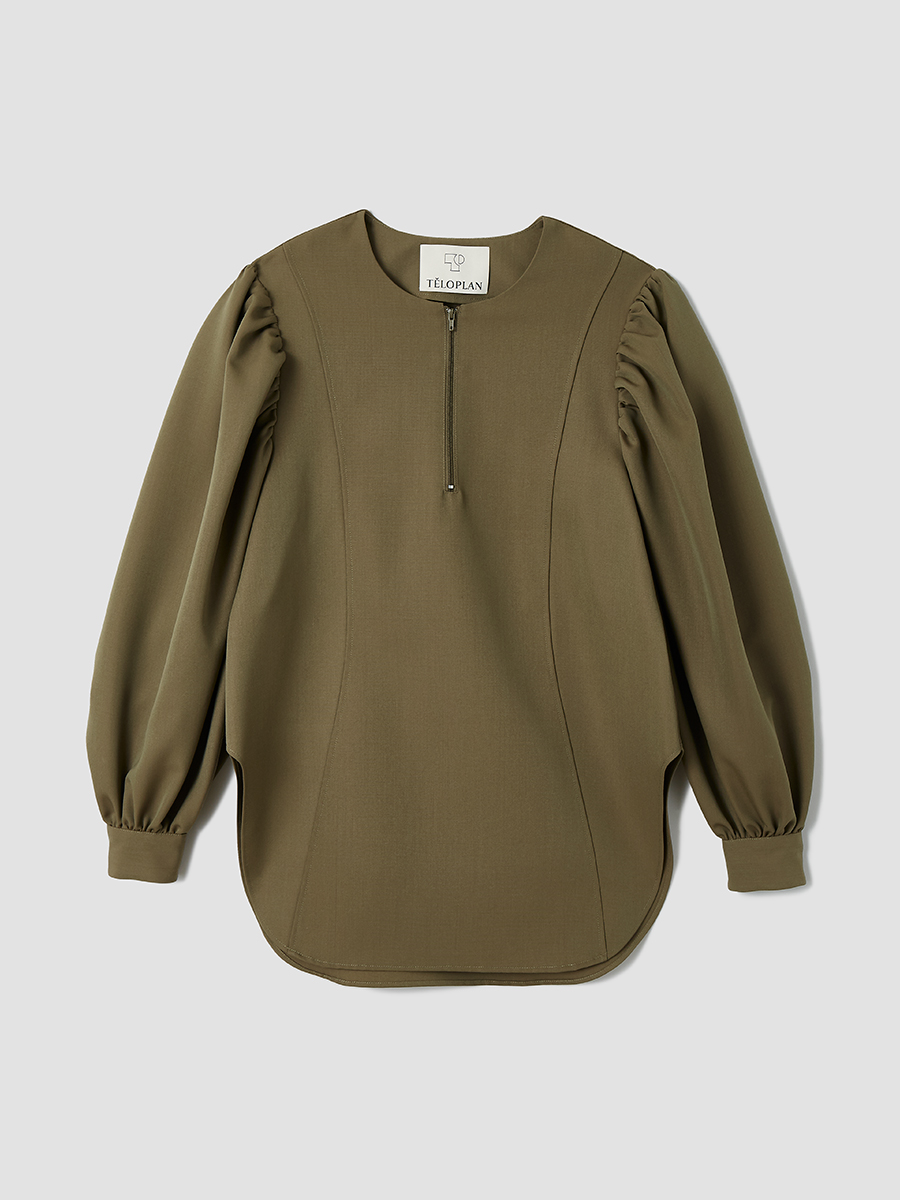 Eve military detail Blouse 詳細画像 Khaki 3