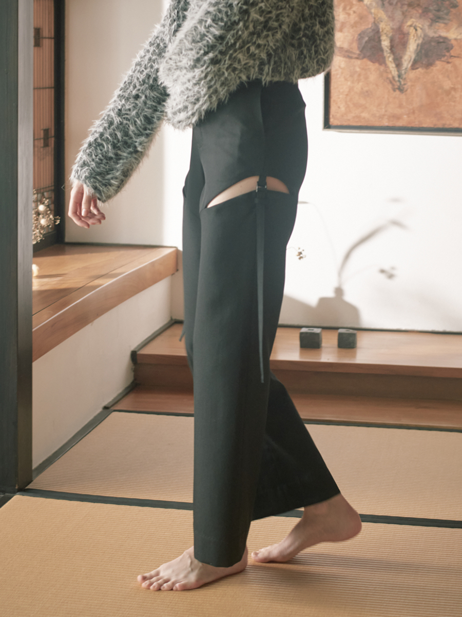 Wittawas Trousers/Black｜TĔLOPLAN | テーロプランの公式オンラインストア