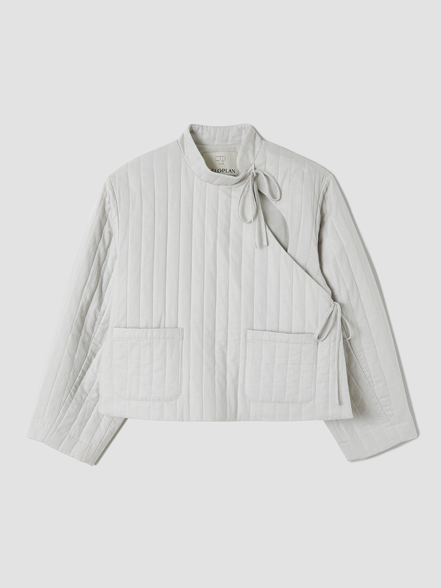 Taku Quilted Jacket 詳細画像 Icy Gray 1