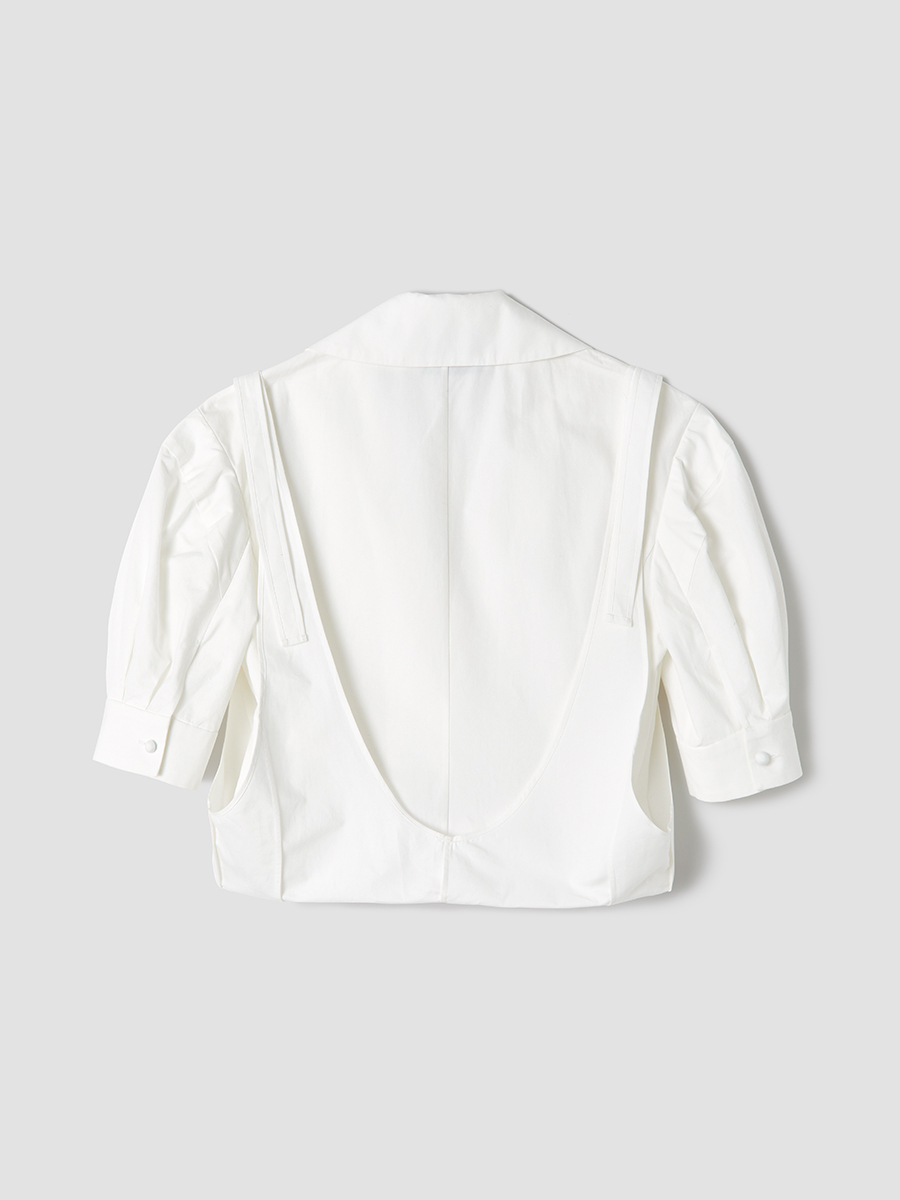 Fuga Two-Way Shirts 詳細画像 White 4