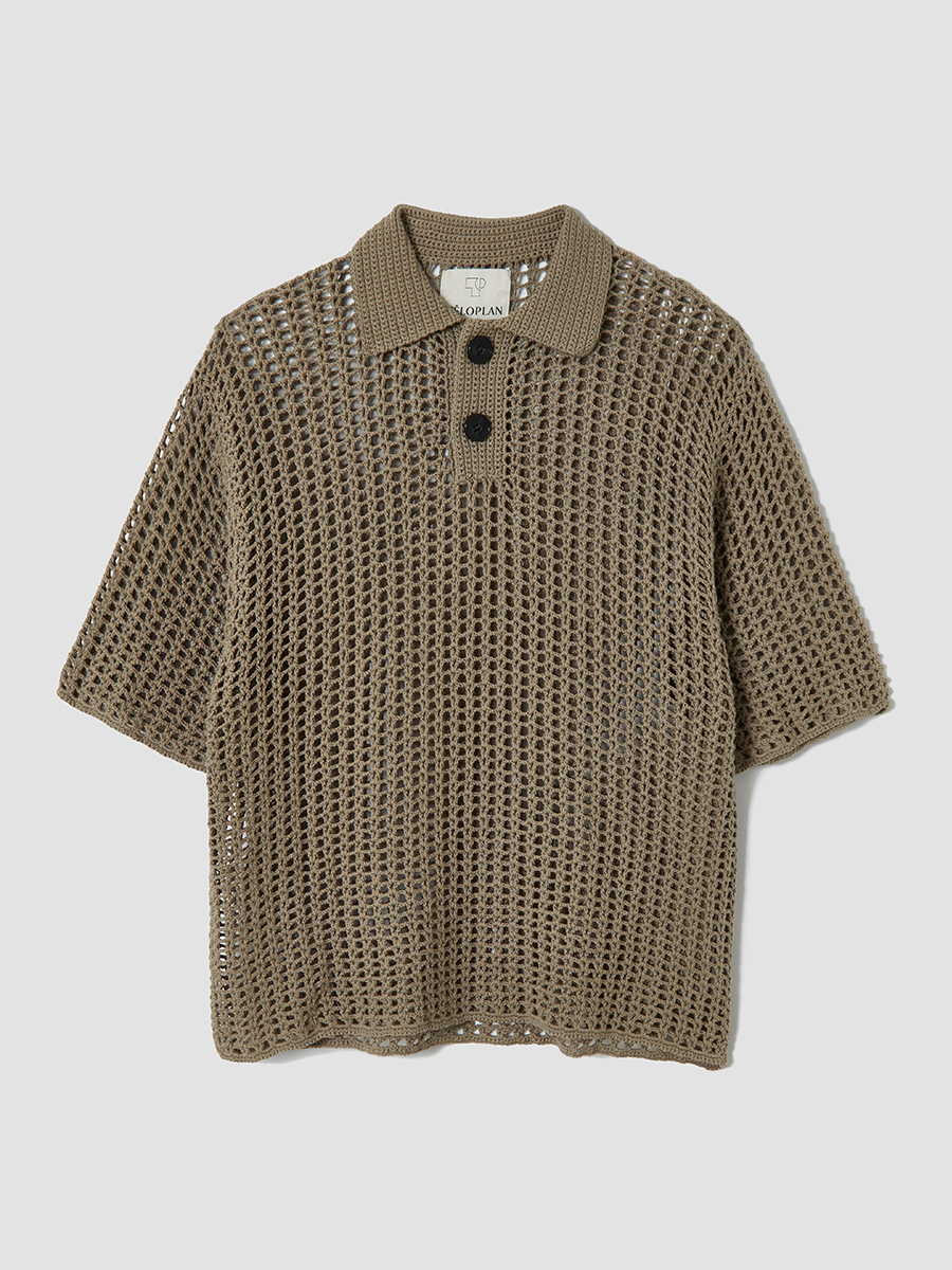 Omi Crochet Shirts 詳細画像 Greige 1