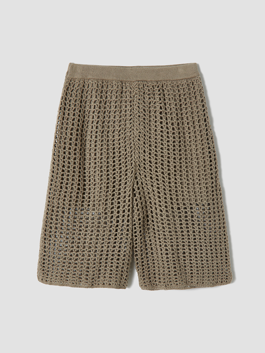 Omi Crochet Shorts 詳細画像 Greige 1