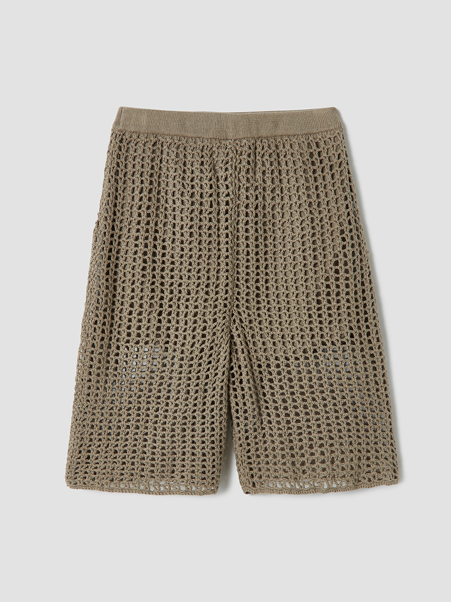 Omi Crochet Shorts 詳細画像 Greige 2