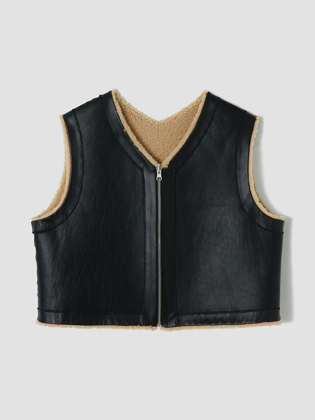 Euan Mouton Vest 詳細画像 Black 1