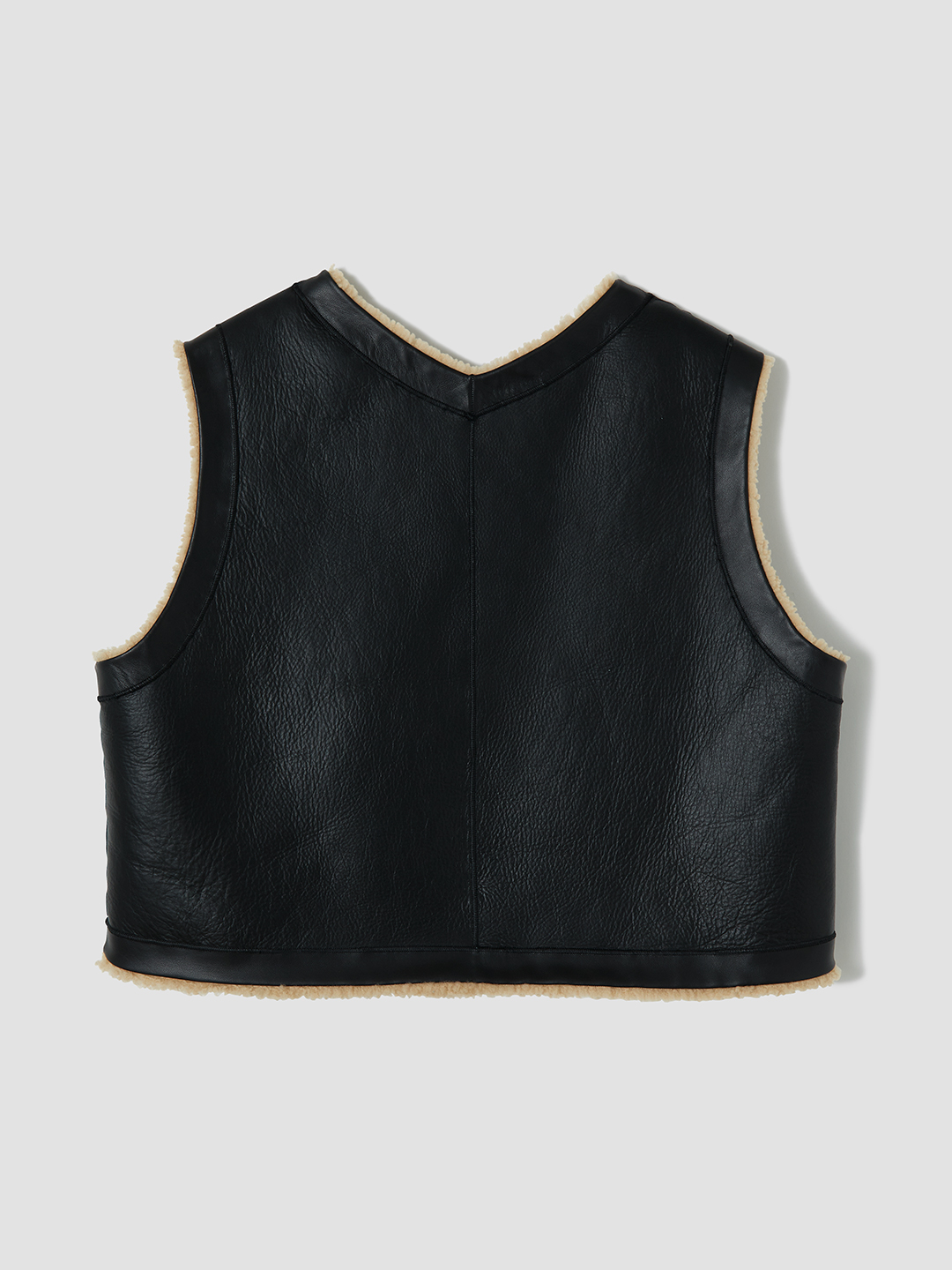 Euan Mouton Vest 詳細画像 Black 2