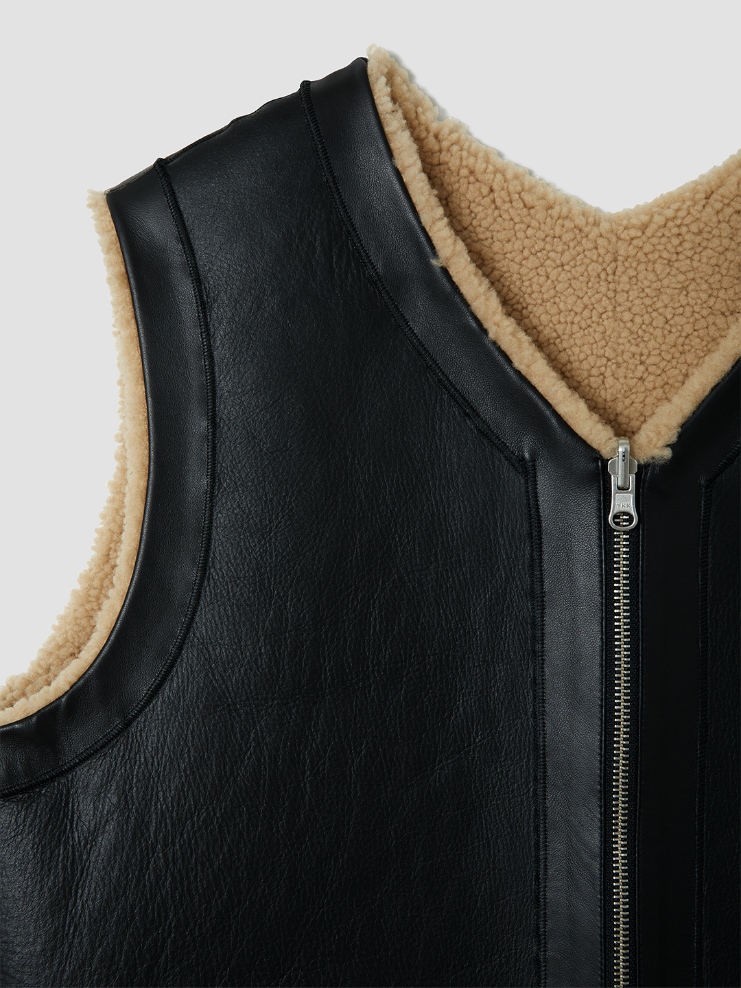 Euan Mouton Vest 詳細画像 Black 5