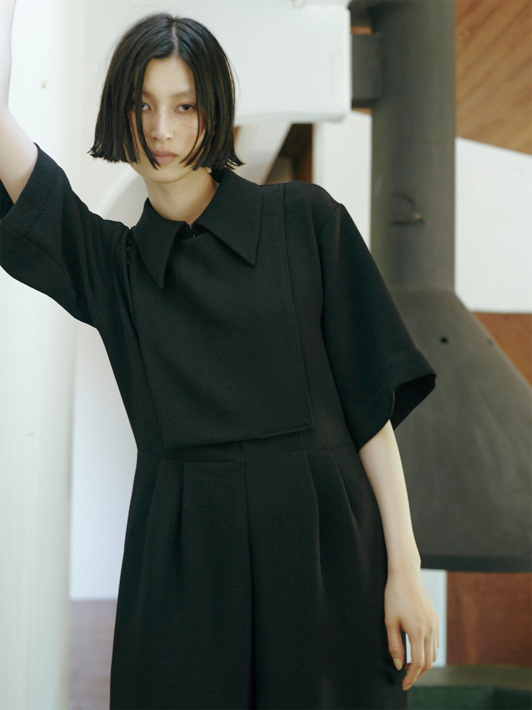 Uhlrich Jumpsuits/Black｜TĔLOPLAN | テーロプランの公式オンラインストア