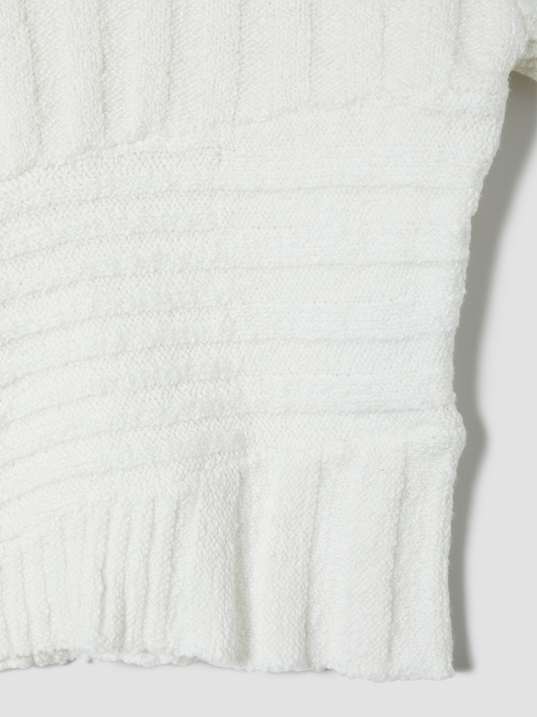 Dougal Rib Knit 詳細画像 White 4