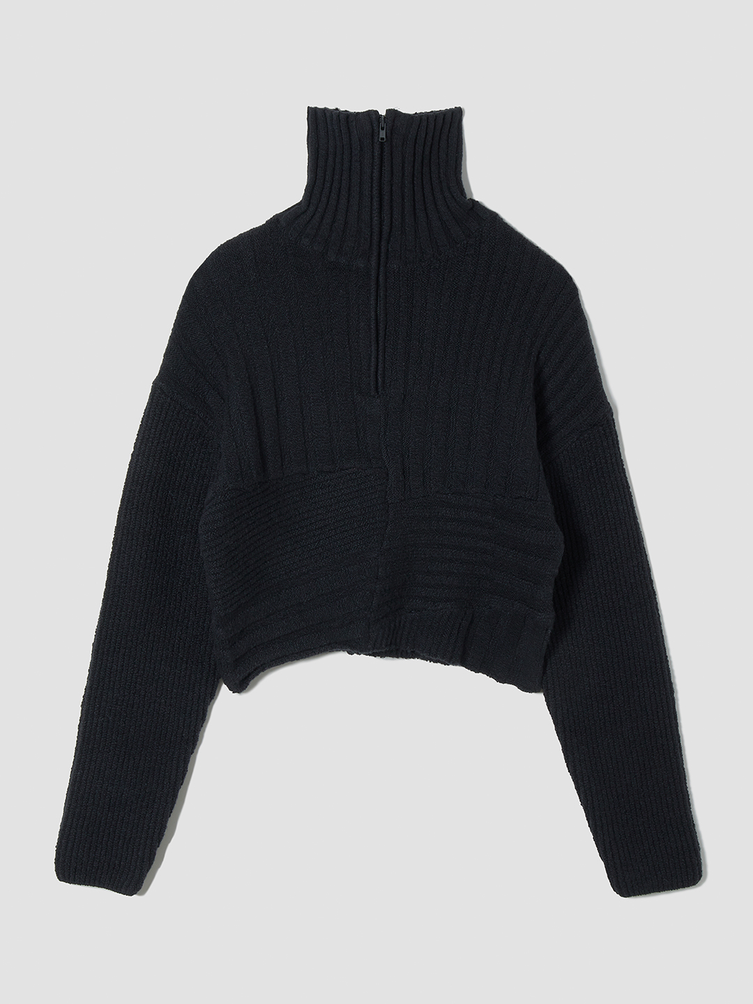 Dougal Rib Knit 詳細画像 Black 1