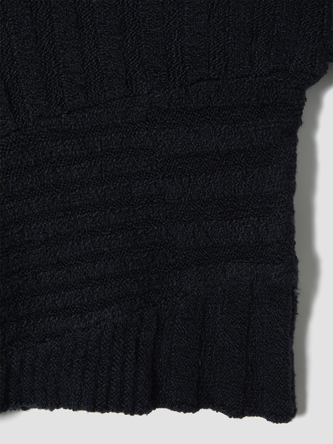 Dougal Rib Knit 詳細画像 Black 4