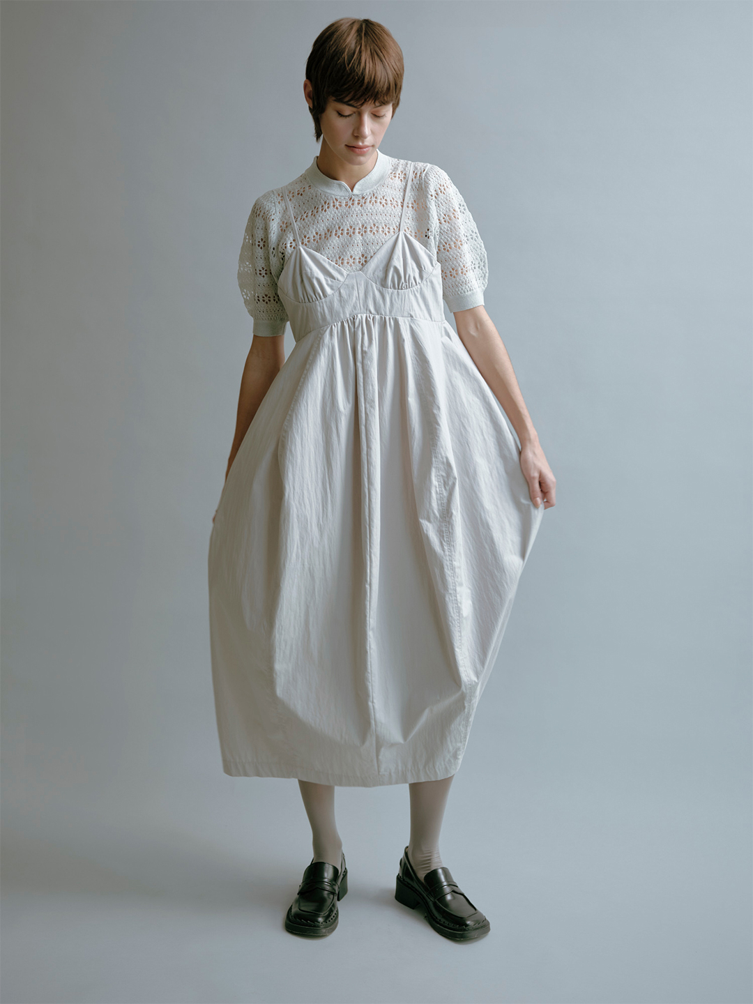 TELOPLAN⭐︎Ying Dress Ying Dress/Gray｜TĔLOPLAN | テーロプランの公式オンラインストア