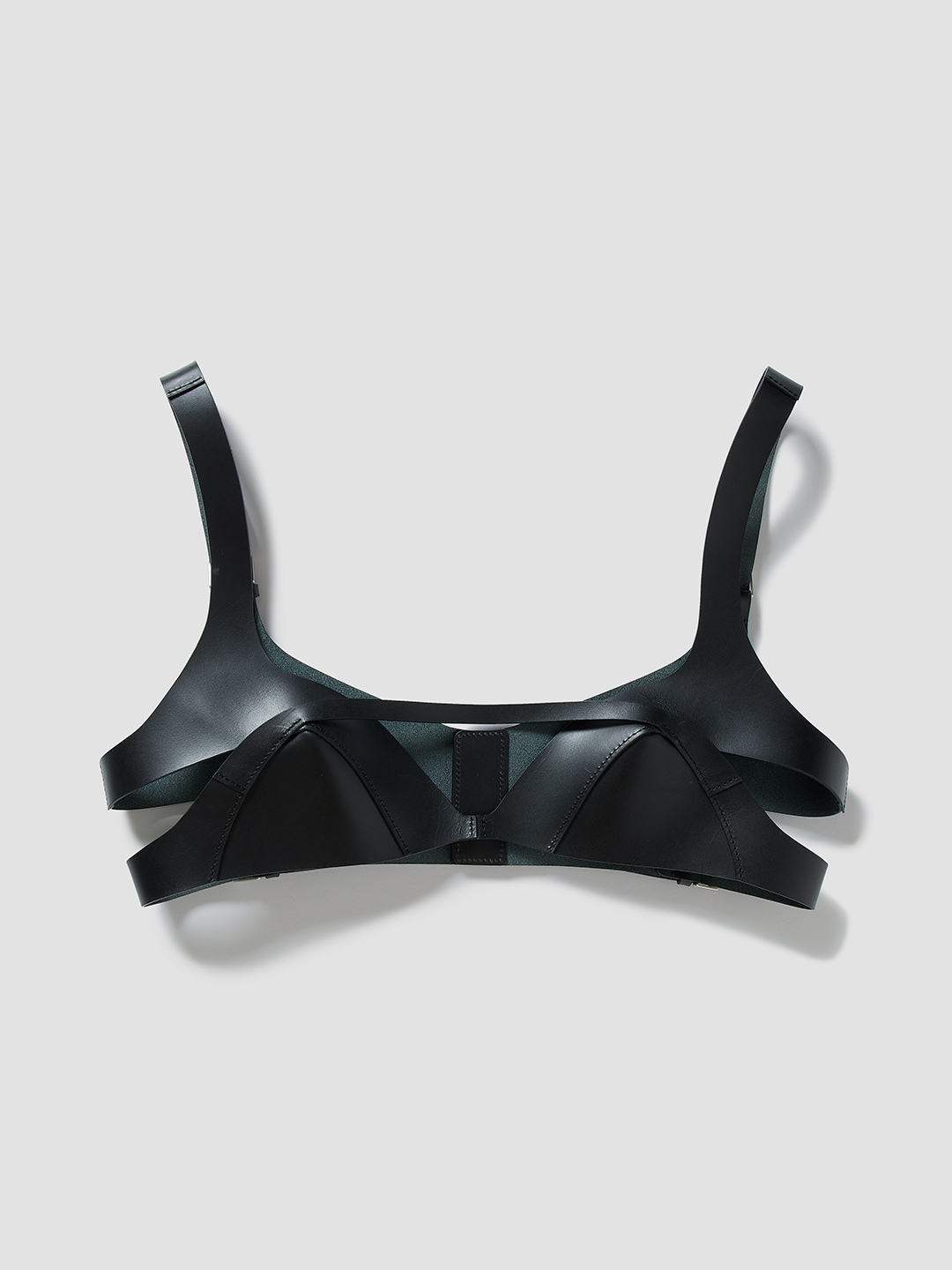 Aleron Leather Bra 詳細画像 Black 1