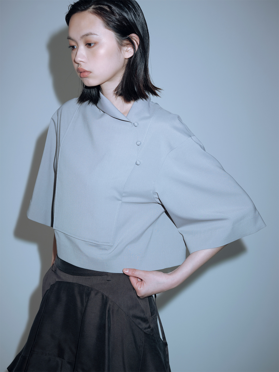 Yeshe Top/Ice Gray｜TĔLOPLAN | テーロプランの公式オンラインストア