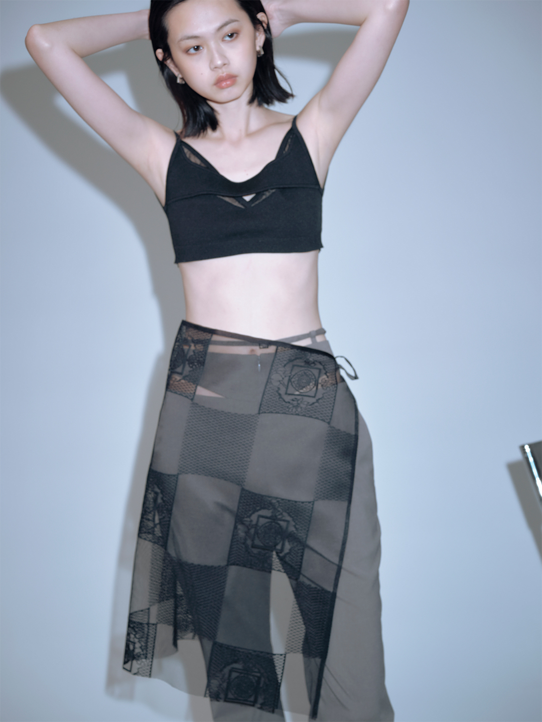 Dolma Layered Wrap Skirt