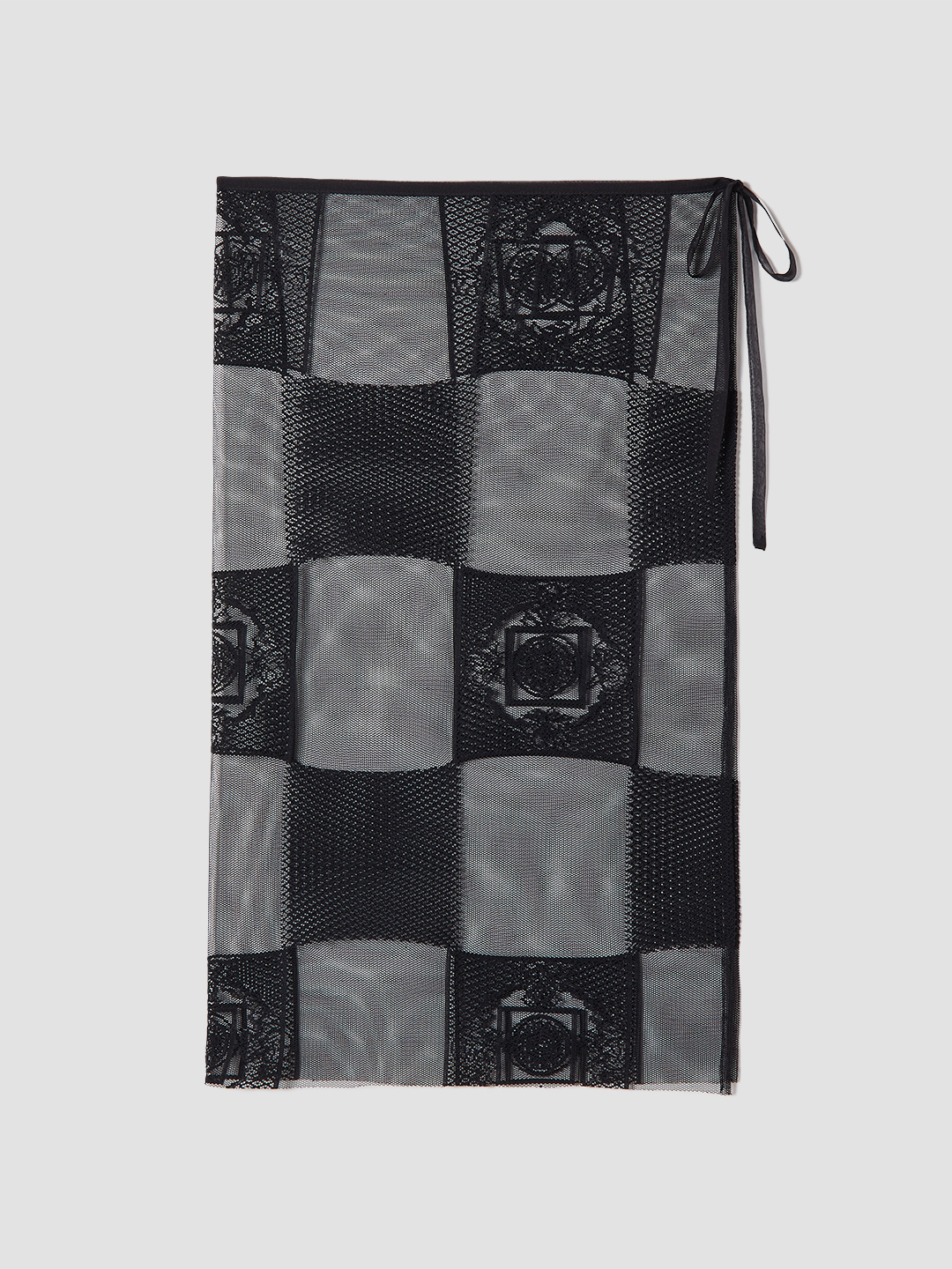 Dolma Layered Wrap Skirt 詳細画像 Black 1