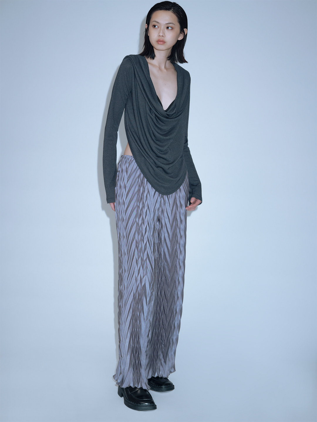 Poldi Pleats Pants/Purple｜TĔLOPLAN | テーロプランの公式オンライン