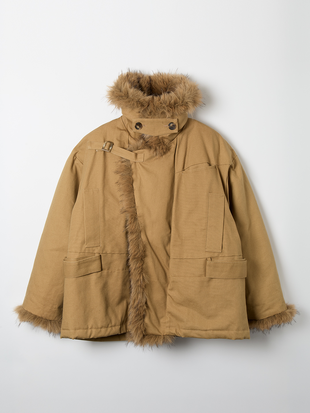 Isobel Fur Coat 詳細画像 Beige 3