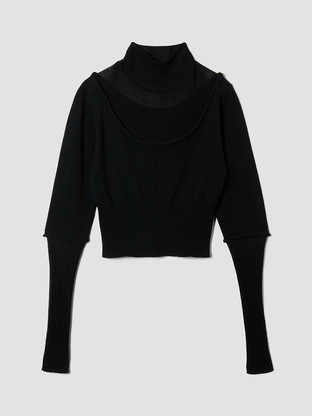 Jade Knit Top 詳細画像 Black 1