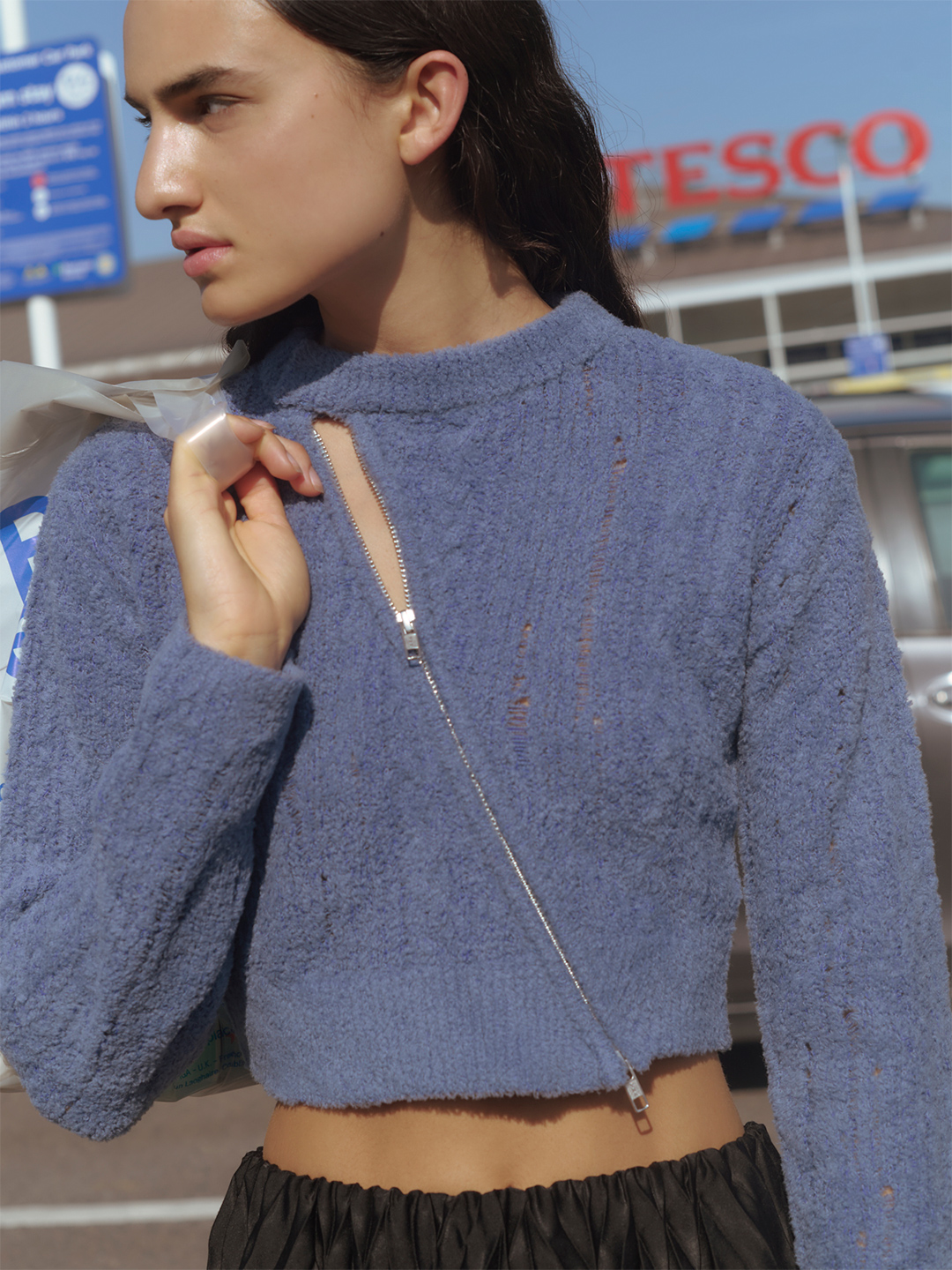 Molly Cardigan/Blue｜TĔLOPLAN | テーロプランの公式オンラインストア