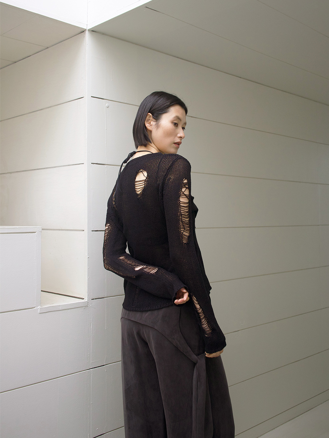 美品TELOPLAN (テーロプラン) /Temel Knit Cardigan Temel Knit Cardigan/Red｜TĔLOPLAN | テーロプランの公式オンラインストア