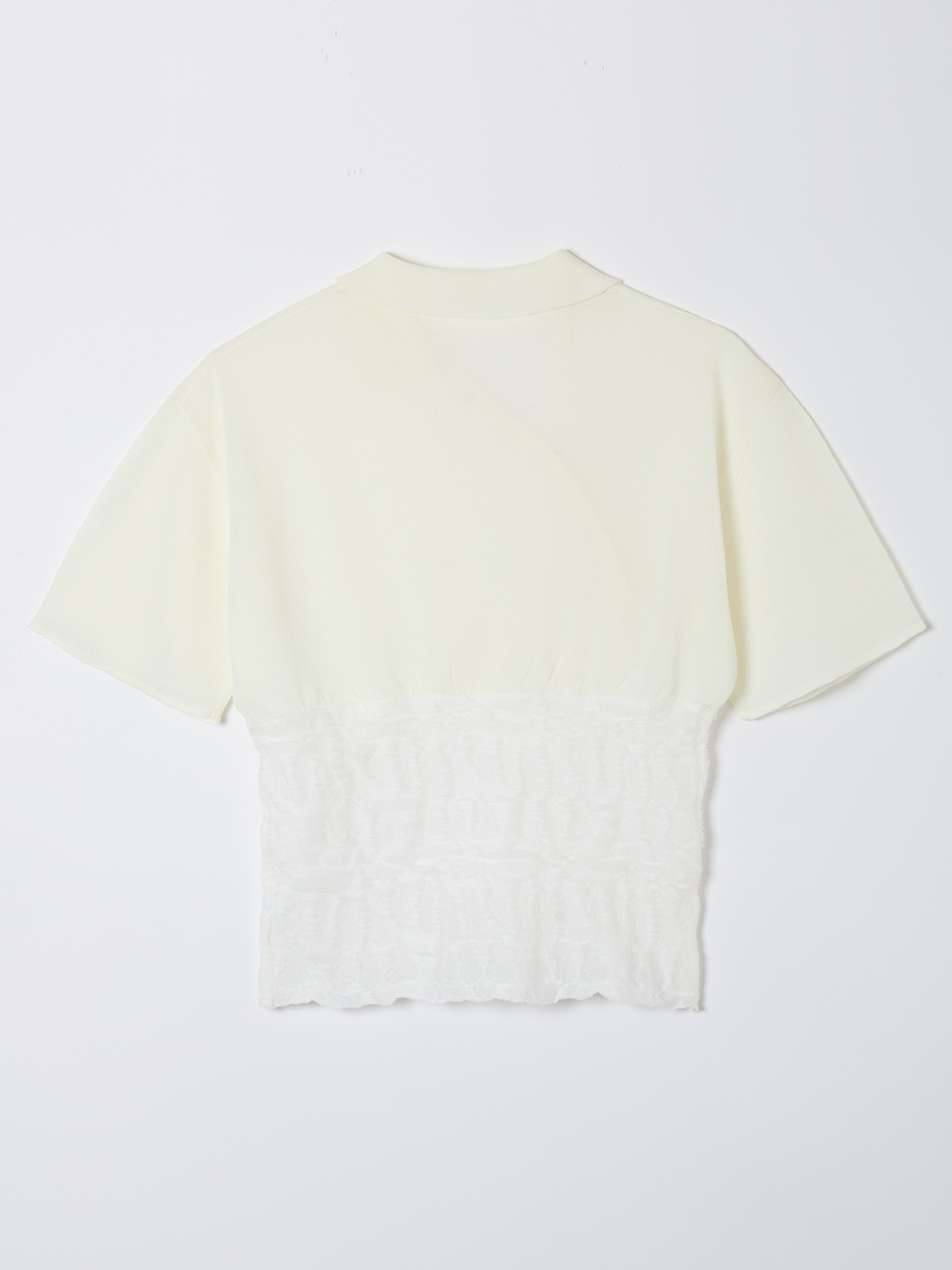 Yekta Knit Polo Relax Fit 詳細画像 White 2