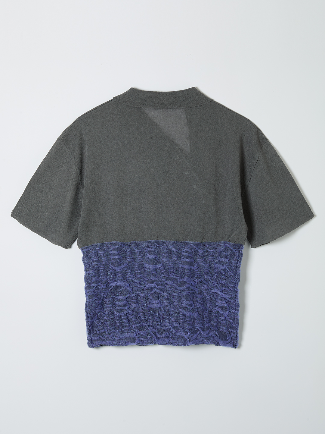 Yekta Knit Polo Relax Fit 詳細画像 Gray 2