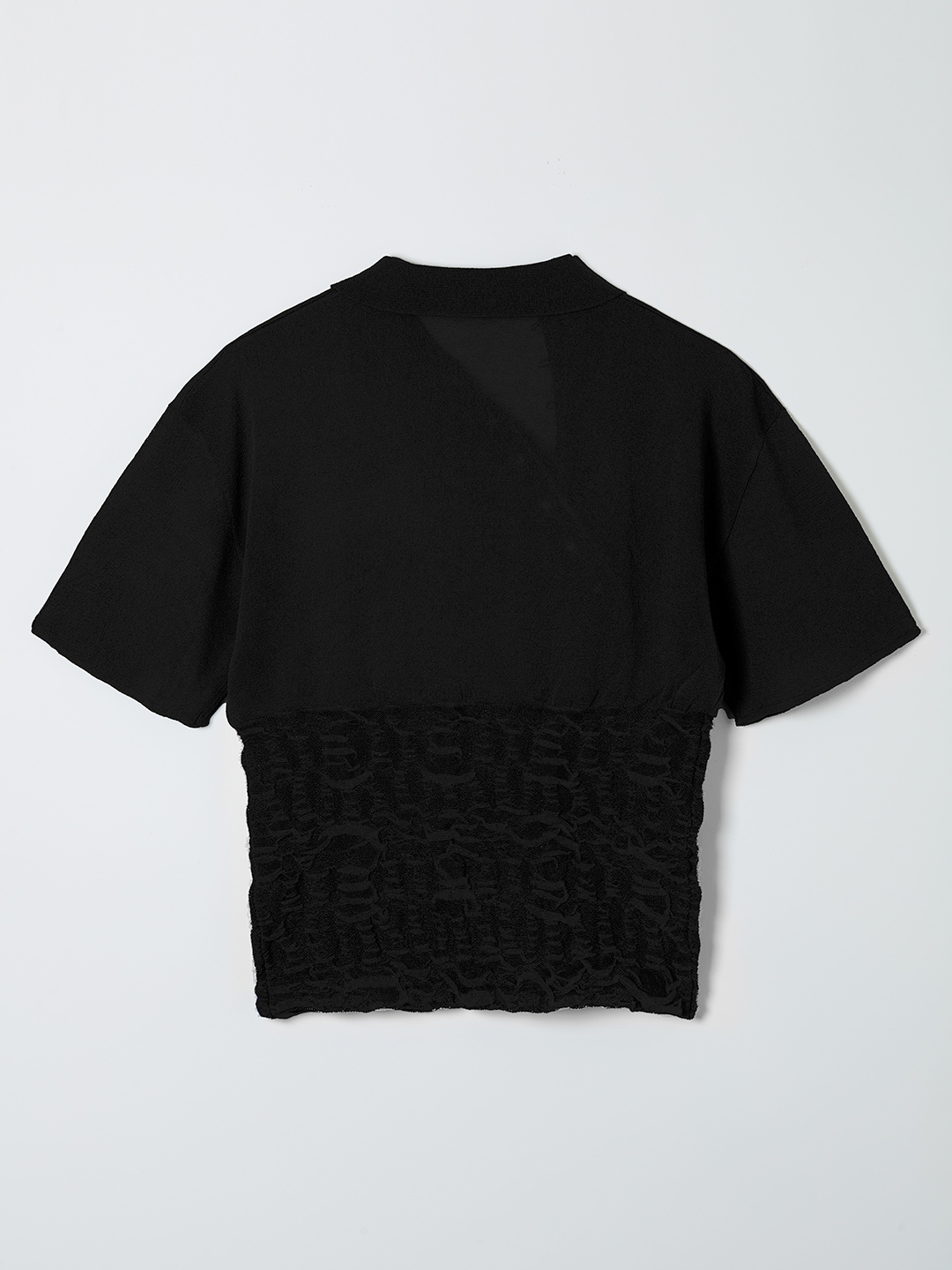 Yekta Knit Polo Relax Fit 詳細画像 Black 2