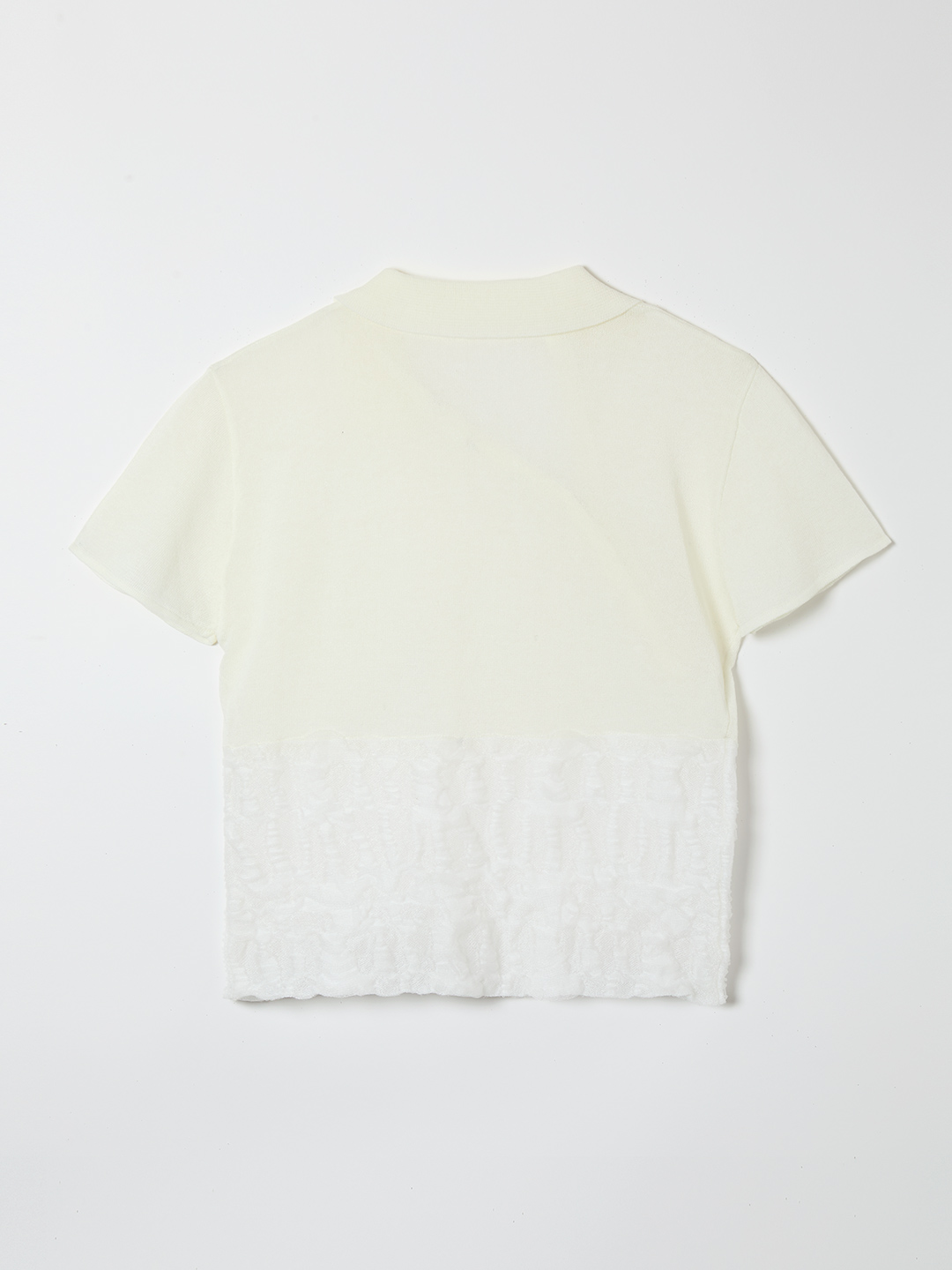 Yekta Knit Polo Just Fit 詳細画像 White 2