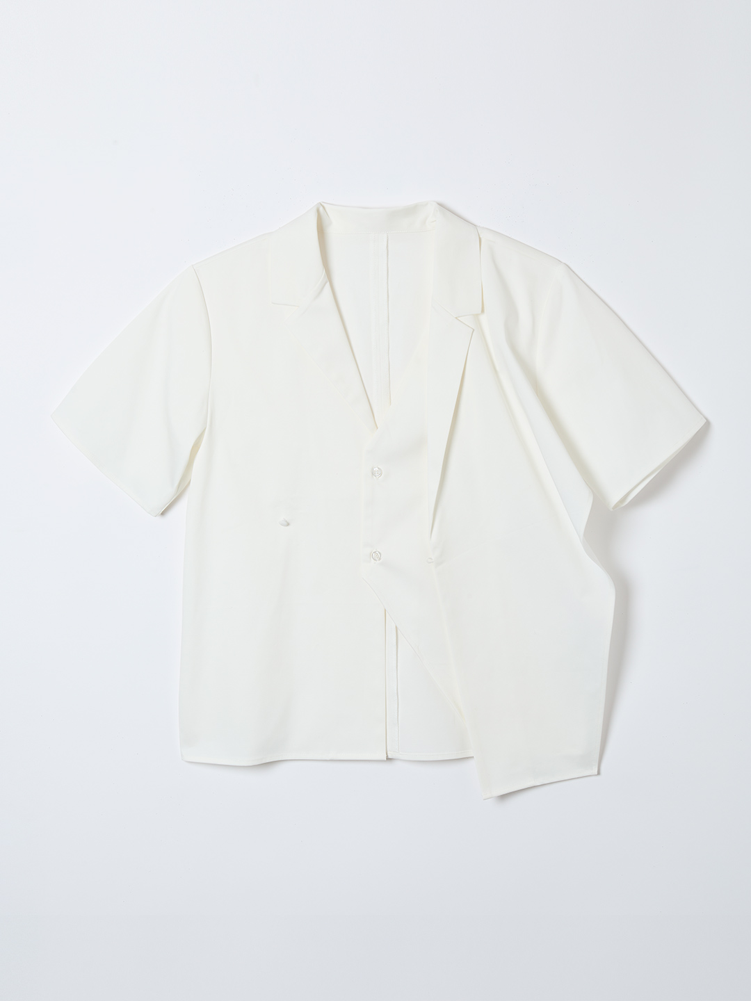 Avni Open Collar Shirt 詳細画像 White 3