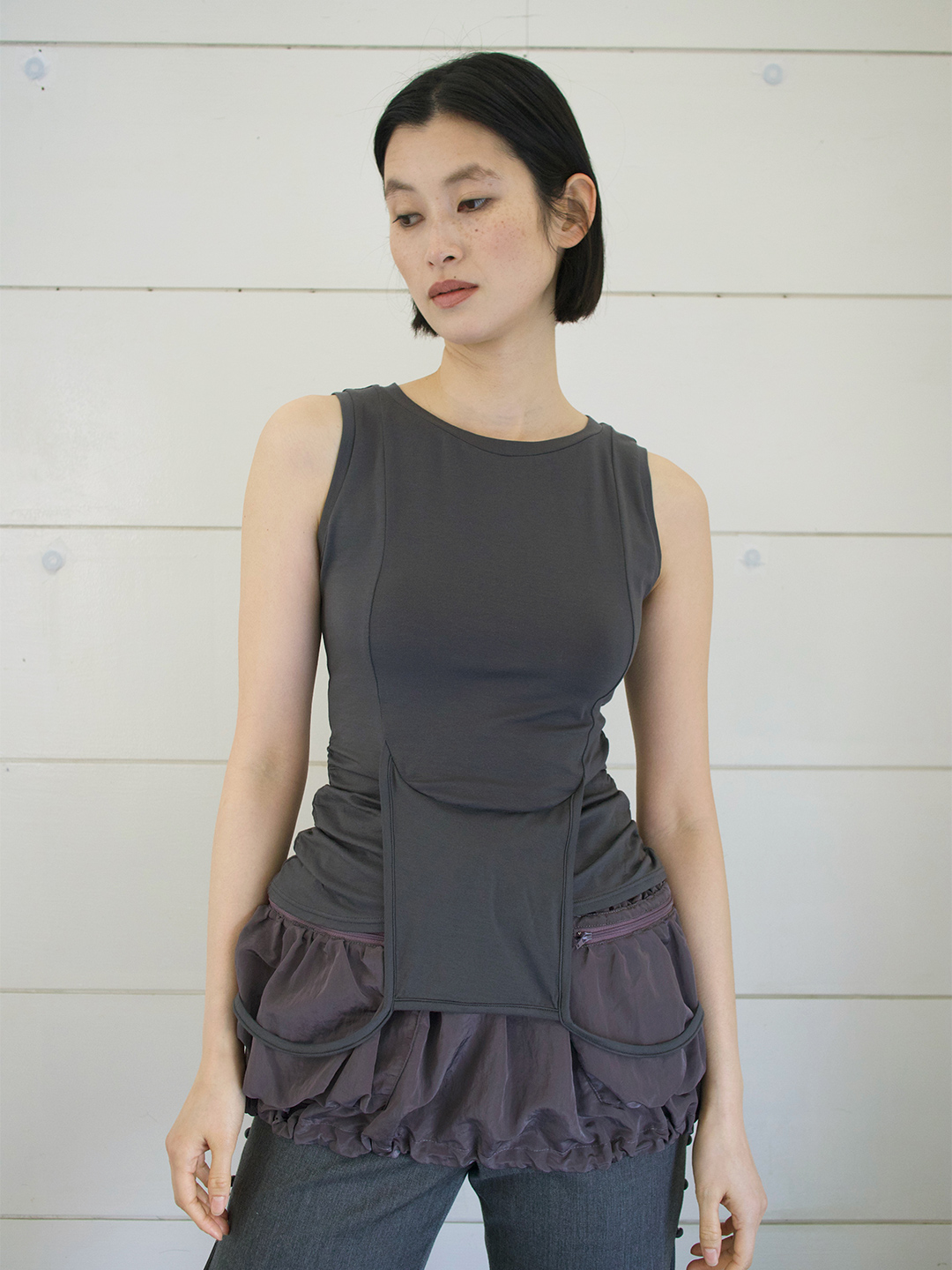 Hoca Jersey Tank Top/Gray｜TĔLOPLAN | テーロプランの公式オンライン
