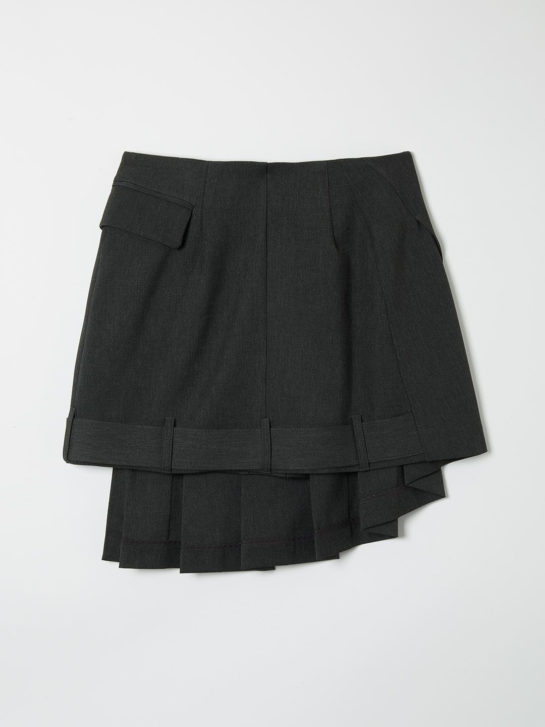 Kerim Wrap Skirt 詳細画像 Dark Gray 2